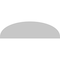 Ekena Millwork Elliptical 3 Spoke Architectural Grade PVC Pediment, 28"W x 8"H x 2"P PEDPS028X080ELL03 - alternate 3